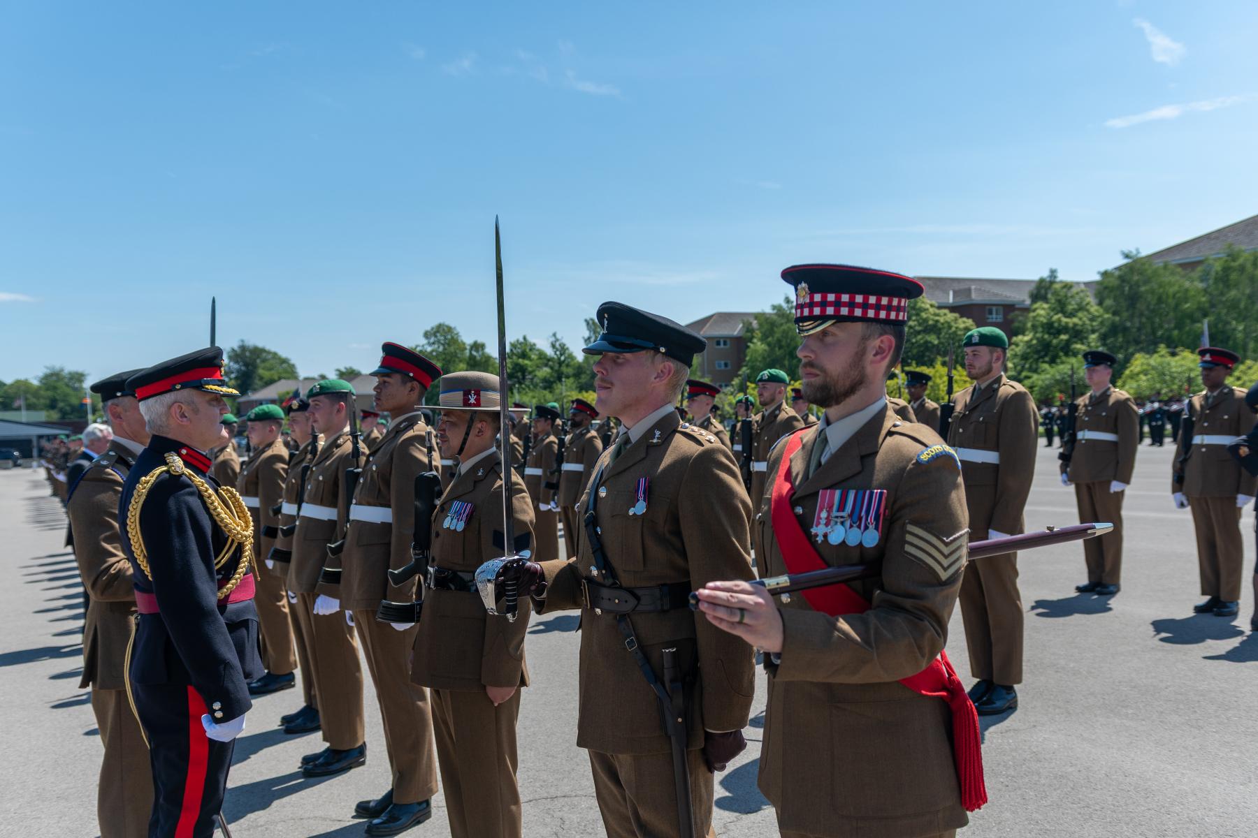 1 (Fowler) Squadron Final Pass Off Parade at Pirbright